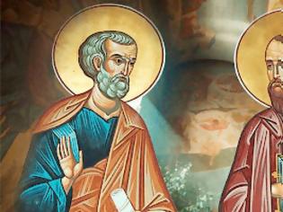 Φωτογραφία για Πέτρου και Παύλου: Το Ευαγγελικό Ανάγνωσμα των πρωτοκορυφαίων Αποστόλων