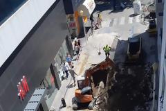 Αποκλεισμένη ολόκληρη οδός στο κέντρο της Ρόδου -φωτο