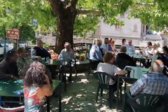 Επισκέψεις του  υπ. βουλευτή Γρεβενών της Ν.Δ. Θανάση Σταυρόπουλου σε Μεσολούρι, Δοτσικό, Φιλιππαίοι, Σαμαρίνα, Αετιά (εικόνες)