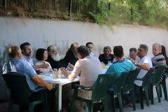 Η υποψήφια βουλευτής Νέας Δημοκρατίας Λαμπρινή Κόγιου - Χατζηζήση Λαμπρινή στο έθιμο της 