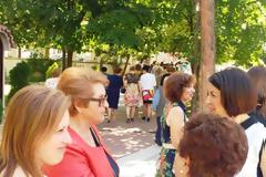 Εκκλησιασμός της Λαμπρινής  Κόγιου - Χατζηζήση  στον Ιερό Ναό της Ευαγγελίστριας -   