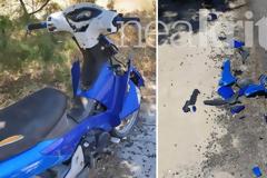 Δυο νεαροί εκσφενδονίστηκαν από μηχανή μετά από σύγκρουση με ΙΧ