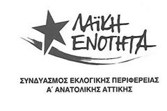 ΛΑΪΚΗ ΕΝΟΤΗΤΑ ΑΝ.ΑΤΤΙΚΗΣ: ΨΗΦΟΔΕΛΤΙΟ
