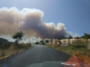 Φωτογραφία για Μεγάλη φωτιά στην Εύβοια. Εκκενώθηκε προληπτικά χωριό (φωτογραφίες)
