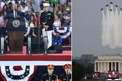 «Ρωμαϊκή» παρέλαση από τον Τραμπ για την 4η Ιουλίου: «Χαίρε Αμερική» το μήνυμά του