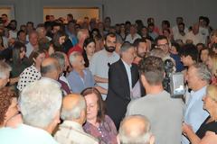 Το αδιαχώρητο στο Παπαστράτειο για τον Β. Αντωνόπουλο: «Η συγκλονιστική σας παρουσία με κάνει να θεωρώ τη νίκη δεδομένη!» (φωτο)