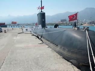 Φωτογραφία για Κύπρος: Στο λιμάνι της Κερύνειας το τουρκικό υποβρύχιο Gür S-357