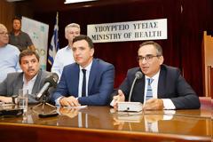Παράδοσης- Παραλαβής Υπουργείο Υγείας. Υπουργός Βασίλης Κικίλιας - Υφυπουργός Βασίλης Κοντοζαμάνης (video)
