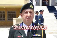 Ο Ταξίαρχος Κώστας Σολκίδης επικεφαλής του Στρατιωτικού Επιτελείου του ΥΦΕΘΑ Αλκ. Στεφανή