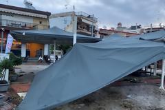 Καρμπόν με το φονικό μπουρίνι του 1983 στη Θεσσαλονίκη αυτό της Χαλκιδικής