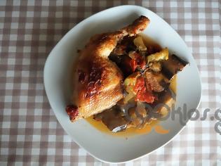 Φωτογραφία για Κοτόπουλο με λαχανικά στη γάστρα
