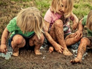 Φωτογραφία για Παιχνίδια στη λάσπη για πιο υγιή παιδιά