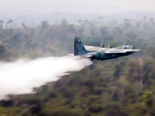 Φωτογραφία για Φωτιές στον Αμαζόνιο: Ειδικά C-130 του στρατού στην μάχη με τις φλόγες