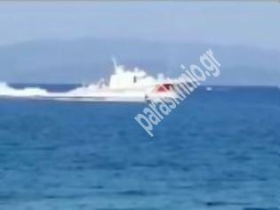 Φωτογραφία για Βίντεο-ντοκουμέντο! Τουρκική ακταιωρός στην παραλία της Κω για να καλύψει διακινητή!