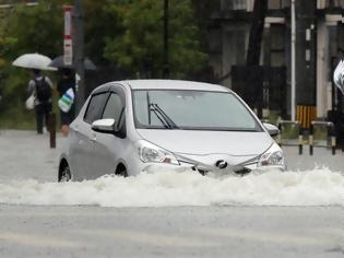 Φωτογραφία για Ιαπωνία: Το ύψος της βροχής ξεπέρασε τα 100 χιλιοστά την ώρα