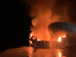 Φωτογραφία για Φωτιά σε σκάφος στην Καλιφόρνια - Τουλάχιστον 34 οι νεκροί
