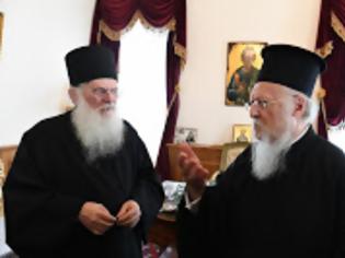 Φωτογραφία για 12502 - Προσκυνηματική επίσκεψη του Καθηγουμένου της Μονής Βατοπαιδίου και Αγιορειτών πατέρων στο Οικουμενικό Πατριαρχείο