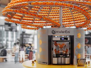 Φωτογραφία για Συσκευή φτιάχνει από φλούδες πορτοκαλιού βιοπλαστικό ποτηράκι για να πίνουμε τον χυμό