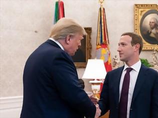 Φωτογραφία για Συνάντηση Τραμπ και Mr. Facebook στον Λευκό Οίκο - Τι συζήτησαν στο Οβάλ Γραφείο