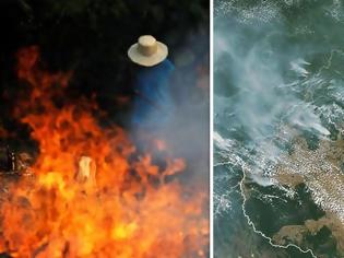 Φωτογραφία για Οι φωτιές στον Αμαζόνιο συνεχίζουν να μαίνονται