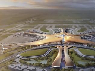 Φωτογραφία για Κίνα: Εγκαινιάστηκε γιγαντιαίο αεροδρόμιο που θυμίζει... αστερία