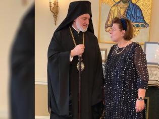 Φωτογραφία για Συναντήσεις Αρχιεπισκόπου Αμερικής Ελπιδοφόρου με Κεραμέως και Μενδώνη