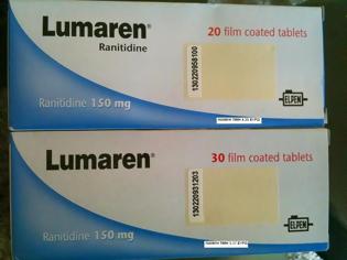 Φωτογραφία για Ανάκληση του Lumaren από τον ΕΟΦ που περιέχει ρανιτιδίνη (zantac)