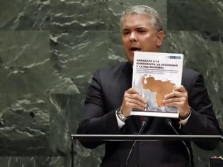 Φωτογραφία για Σκάνδαλο στον ΟΗΕ: Ο πρόεδρος της Κολομβίας έδωσε ψεύτικα στοιχεία για τους αντάρτες