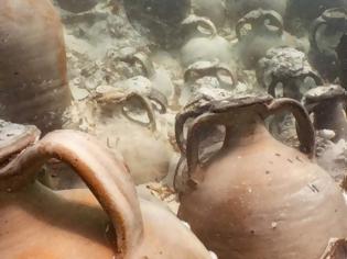 Φωτογραφία για Ανακαλύφθηκε ένα από τα καλύτερα διατηρημένα αρχαία ναυάγια της Μεσογείου (video)