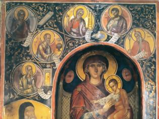 Φωτογραφία για Οι Θεομητορικοί ύμνοι ¨ Ἂνωθεν οι προφήται και¨ Ἒπι σοί χαίρει στην μνημειακή μεταβυζαντινή τέχνη της Ελλάδας.