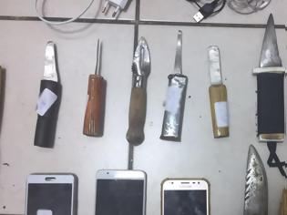Φωτογραφία για Νέα έρευνα της ΕΛΑΣ στις φυλακές Κορυδαλλού: Κατασχέθηκαν μαχαίρια, ρόπαλα, κινητά και ναρκωτικά