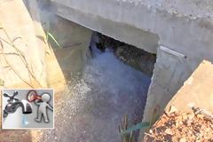 Σοβαρή και μεγάλη η βλάβη στον αγωγό ύδρευσης του ΑΣΤΑΚΟΥ - ΒΙΝΤΕΟ