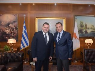 Φωτογραφία για Συνάντηση ΥΕΘΑ κ. Νικόλαου Παναγιωτόπουλου με τον Πρέσβη της Κυπριακής Δημοκρατίας κ. Κυριάκο Α. Κενεβέζο