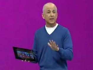 Φωτογραφία για Fail: Το tablet της Microsoft... κόλλησε στην παρουσίαση!