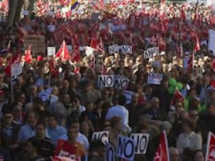 Φωτογραφία για Μαχητικές διαδηλώσεις στην Ισπανία