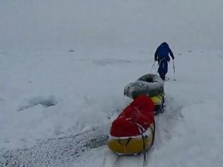 Φωτογραφία για Αρκτικός Ωκεανός: Ο ασυνήθιστα λεπτός πάγος δυσχεραίνει την αποστολή δύο γνωστών εξερευνητών