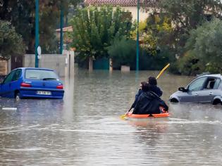 Φωτογραφία για Χάος από τις πλημμύρες σε Γαλλία και Ιταλία