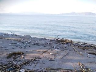 Φωτογραφία για Εικόνες καταστροφής στην παραλία Κρεμαστής