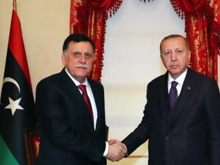 Φωτογραφία για Νέα συνάντηση Ερντογάν με τον πρωθυπουργό της Λιβύης Σάρατζ