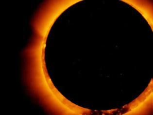 Φωτογραφία για Εντυπωσιακή η Δακτυλιοειδής έκλειψη ηλίου