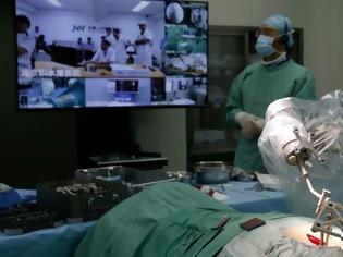 Φωτογραφία για Χειρουργική επέμβαση με χρήση του δικτύου 5G (video)