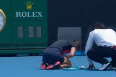 Τενίστρια κατέρρευσε λόγω δύσπνοιας από τους καπνούς των πυρκαγιών στο Australian Open