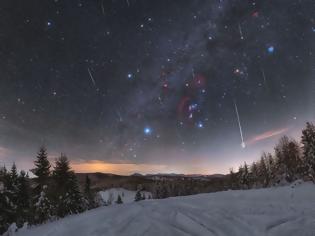 Φωτογραφία για Quadrantid Meteors through Orion