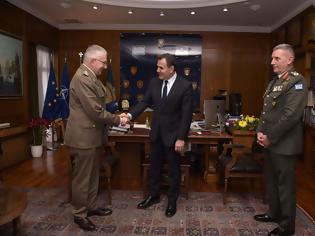 Φωτογραφία για Ο ΥΕΘΑ Νικόλαος Παναγιωτόπουλος συναντήθηκε με τον Πρόεδρο της Στρατιωτικής Επιτροπής της Ε.Ε. Στρατηγό Κλαούντιο Γκρατσιάνο