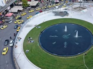 Φωτογραφία για Ομόνοια: Στην τελική ευθεία η ανανεωμένη πλατεία - Γέμισε με νερό το συντριβάνι