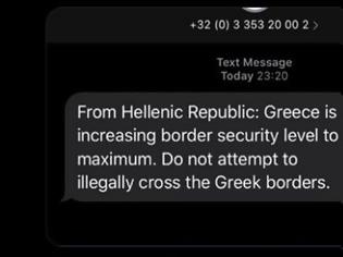 Φωτογραφία για Μαζική αποστολή χιλιάδων sms στα κινητά τηλέφωνα των μεταναστών από τις ελληνικές αρχές