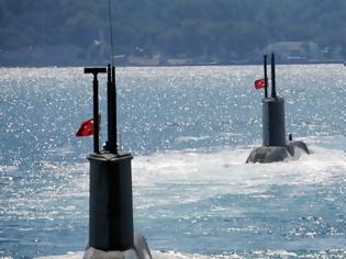 Φωτογραφία για ΕΚΤΑΚΤΟ: Από το Ιόνιο μέχρι ΝΑ του Καστελόριζου έχει απλωθεί ο τουρκικός υποβρυχιακός στόλος