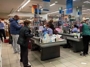 Φωτογραφία για Κορονοϊός: Έλεγχος εισόδου στα σούπερ μάρκετ από Δευτέρα