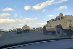 Στον Έβρο τα στρατιωτικά οχήματα που είδαμε στην Εθνική Οδό