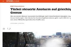 Spiegel: Οργανωμένο το χάος στον Εβρο - Τι γνώριζαν οι γερμανικές υπηρεσίες